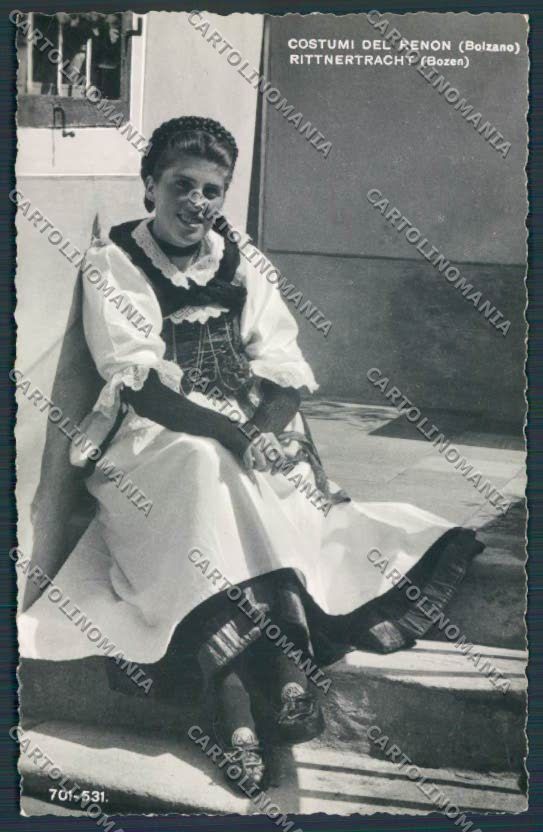 Bolzano Renon Costumi foto cartolina BB7457 – fronte