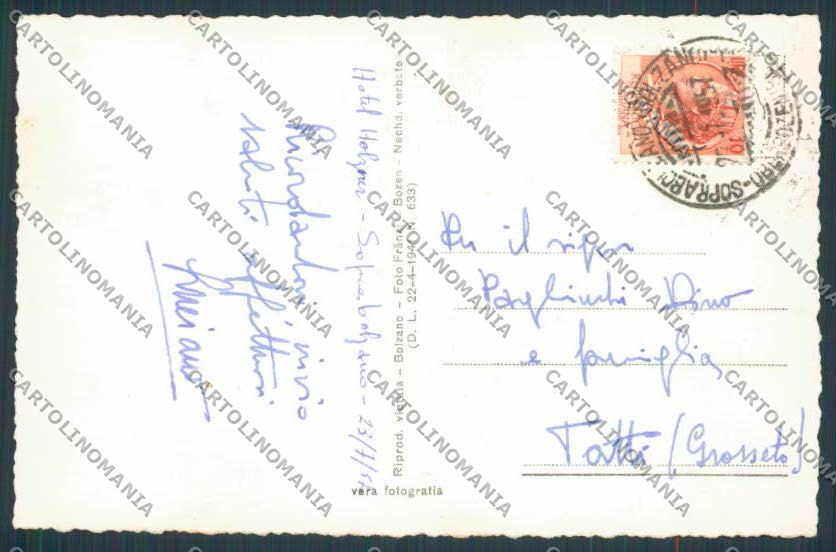 Bolzano Renon Costumi foto cartolina BB7457 – retro