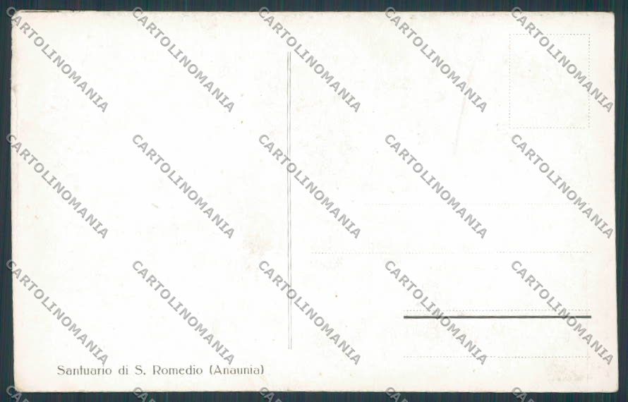 Trento Santuario San Romedio cartolina BB7479 – retro