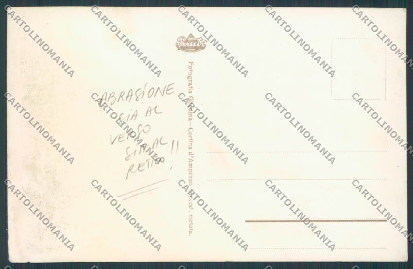 Bolzano Aple Siusi Pensione Dialer foto ABRASA cartolina BB7482 – retro
