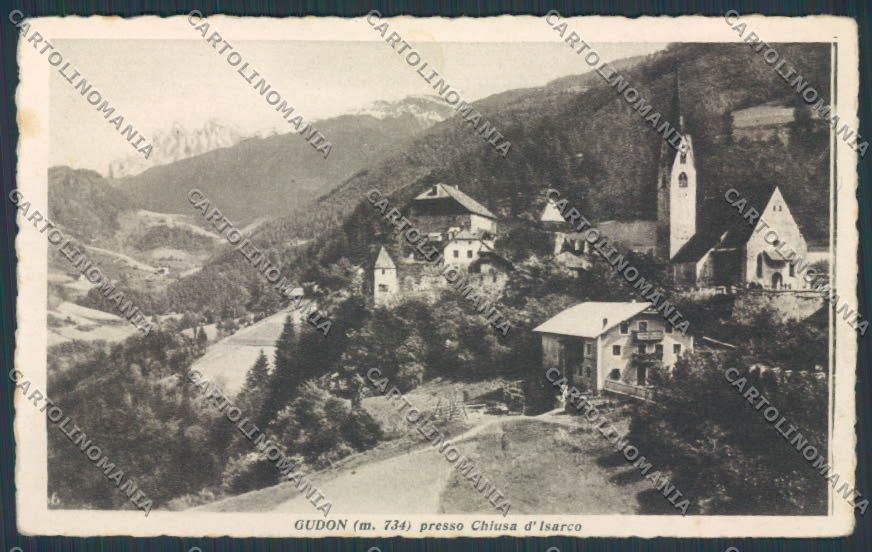 Bolzano Chiusa Gudon cartolina BB7503 – fronte