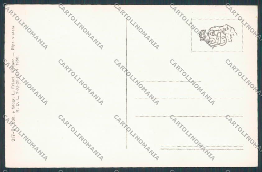 Bolzano Passo Mendola Alberghi cartolina BB7533 – retro