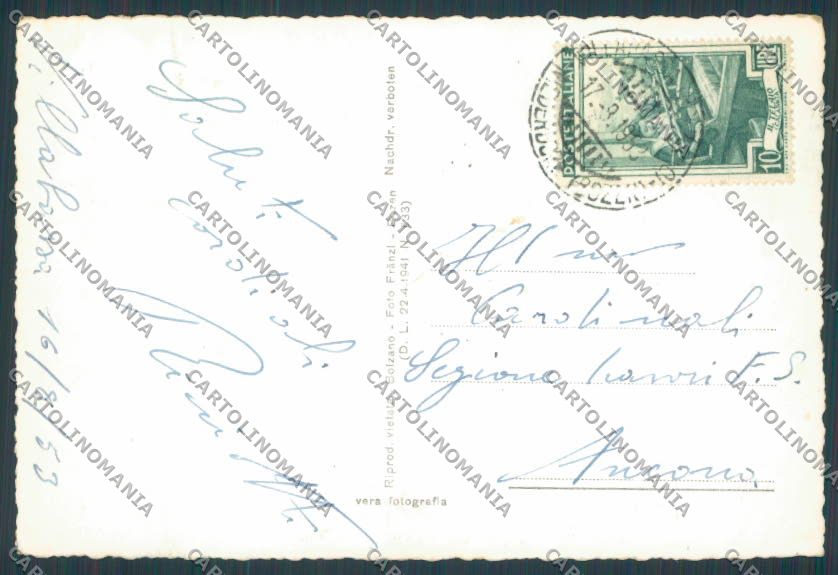 Bolzano Villabassa Vedutine foto cartolina BB7545 – retro