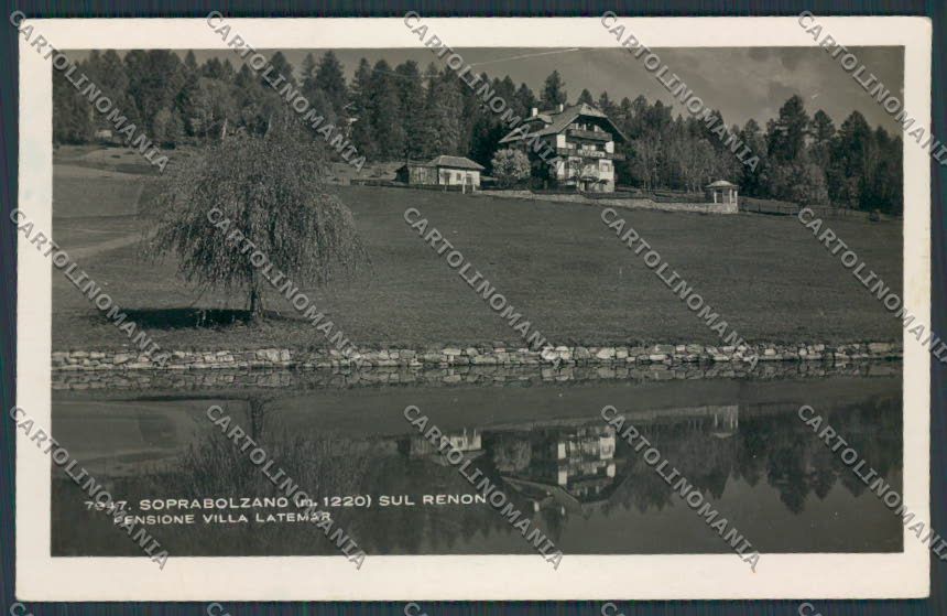 Bolzano Sopra Pensione Villa Latemar foto cartolina BB7548 – fronte