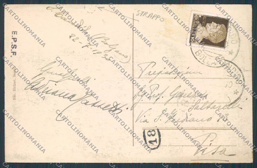 Bolzano San Candido Monte Baranca STRAPPO cartolina BB7564 – retro