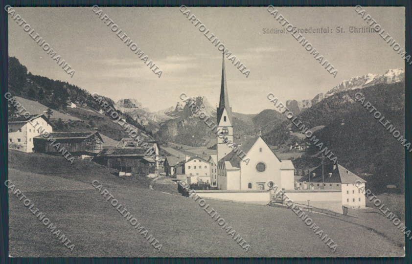 Bolzano Santa Cristina cartolina BB7570 – fronte