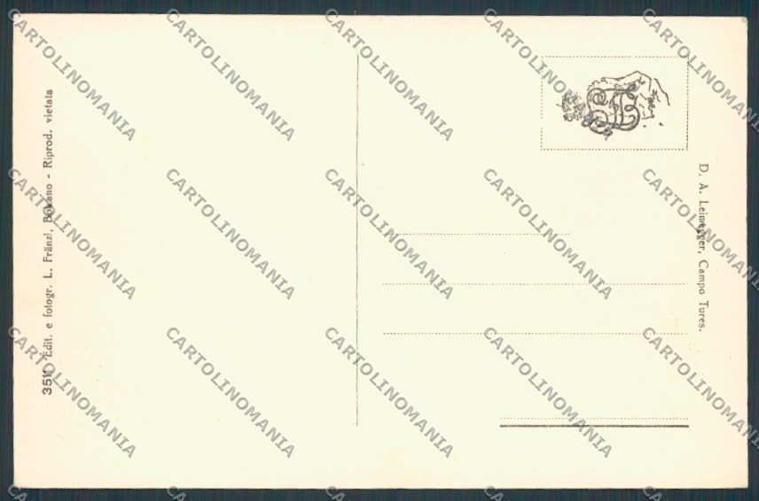 Bolzano Campo Tures Ghiacciai Zillertal cartolina BB7585 – retro