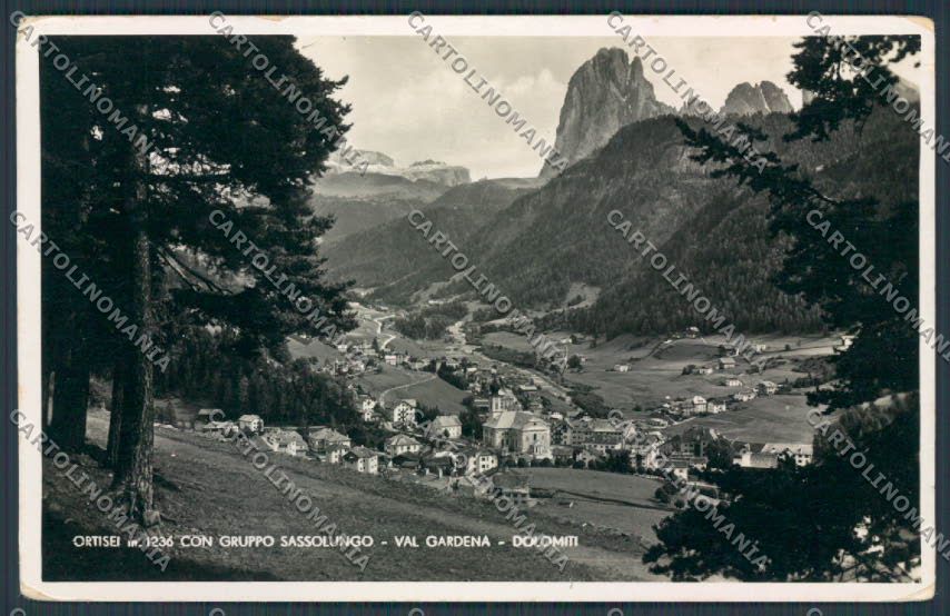 Bolzano Ortisei foto cartolina BB7595 – fronte