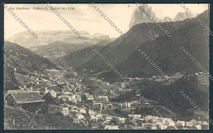 Bolzano Ortisei cartolina BB7598 – fronte