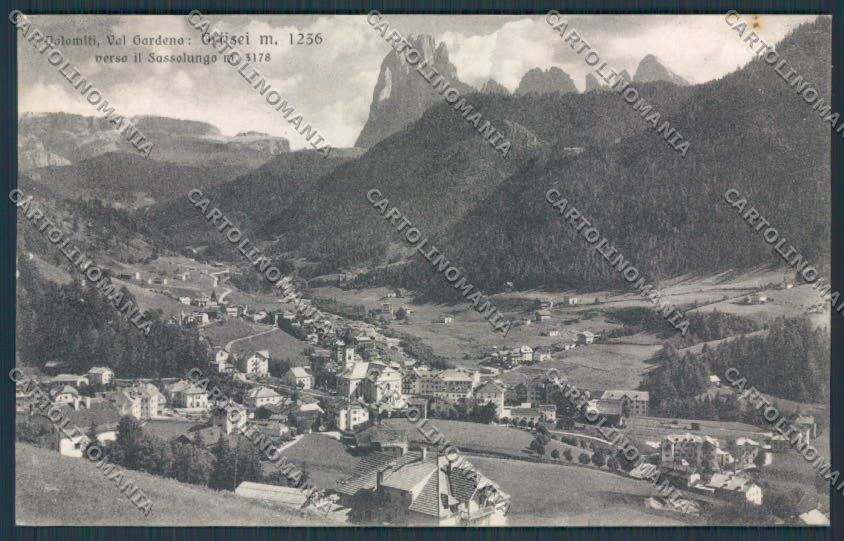 Bolzano Ortisei cartolina BB7599 – fronte