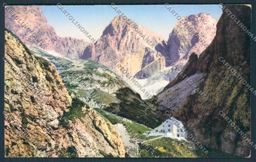 Bolzano Rifugio Bergamo cartolina BB7606 – fronte