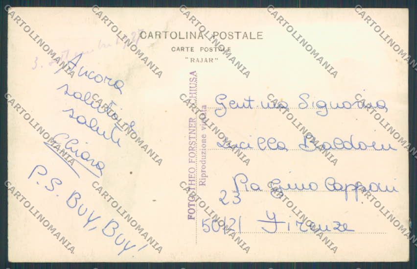 Bolzano San Giovanni in Funes foto cartolina BB7621 – retro