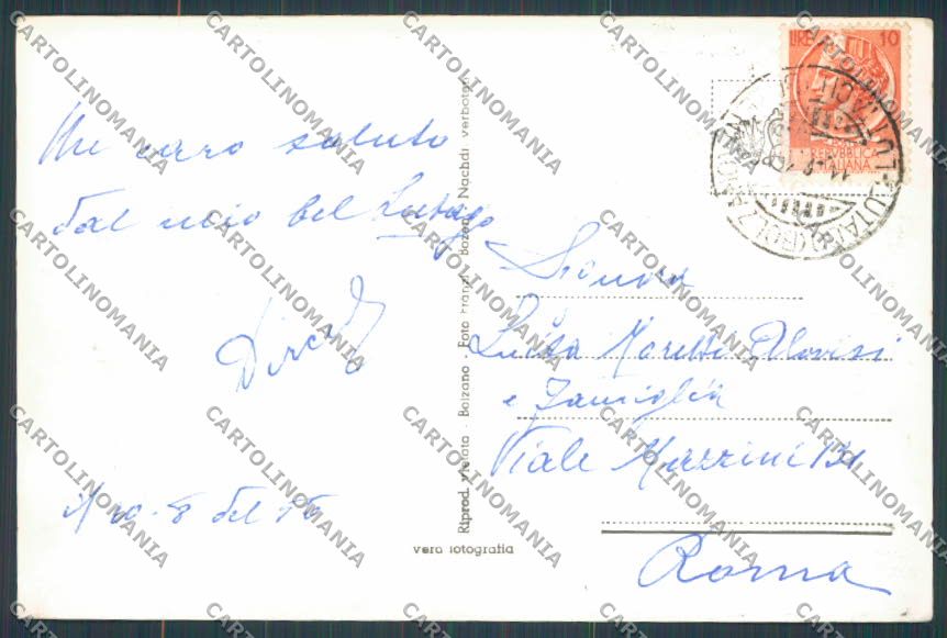Bolzano Campo Tures Lutago foto cartolina BB7623 – retro