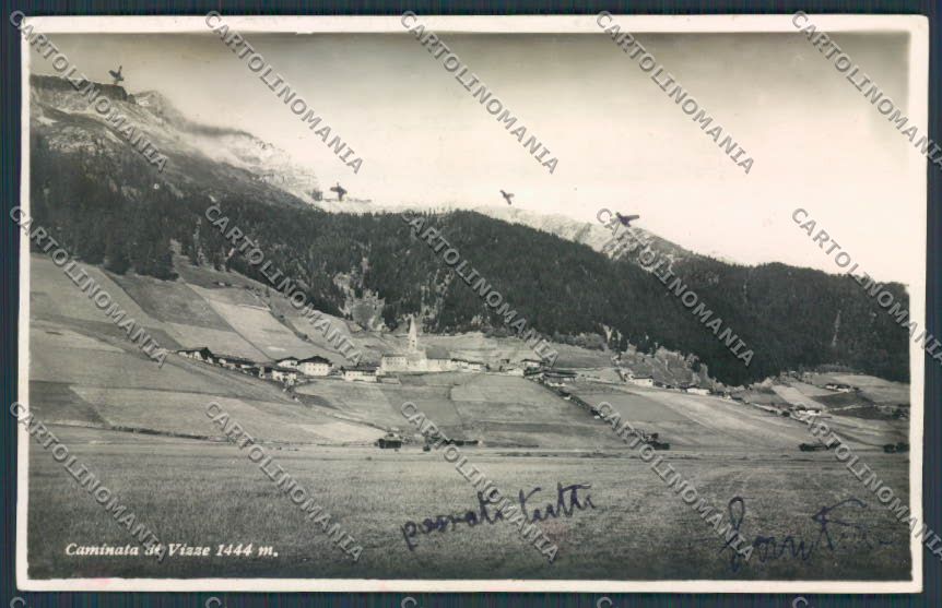 Bolzano Vizze Camminata di foto cartolina BB7642 – fronte