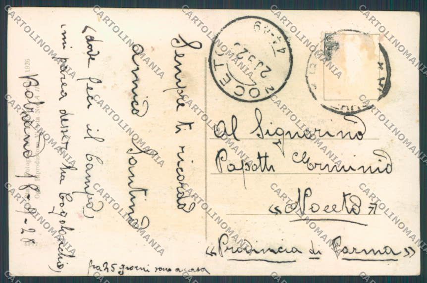 Bolzano Vizze Camminata di foto cartolina BB7642 – retro