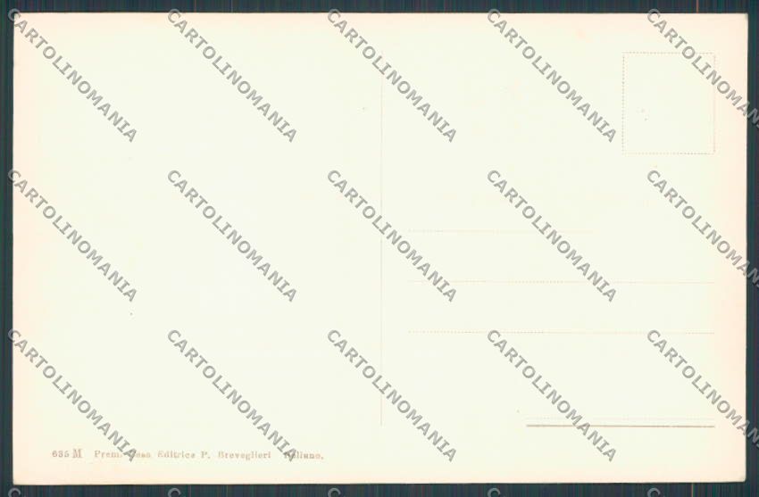 Bolzano Colfosco Cime Rosse cartolina BB7645 – retro