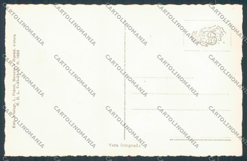 Bolzano Brunico Cimitero Militare cartolina BB7650 – retro