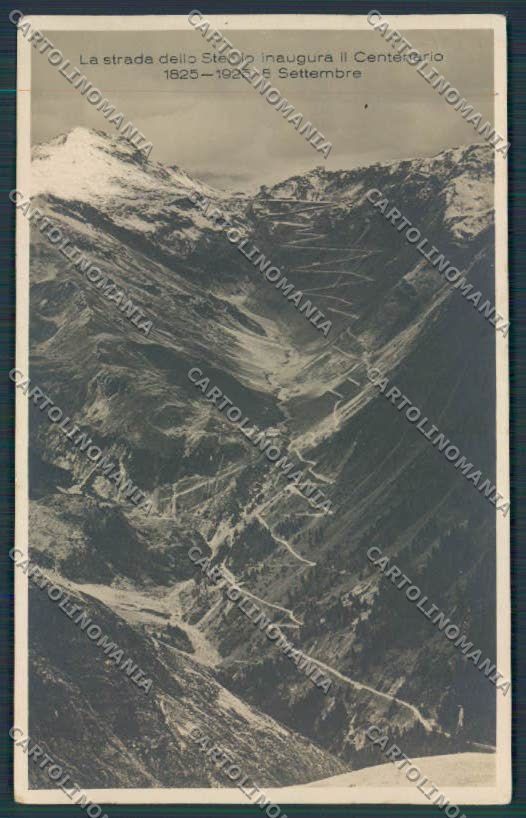 Bolzano Strada allo Stelvio Centenario foto cartolina BB7665 – fronte