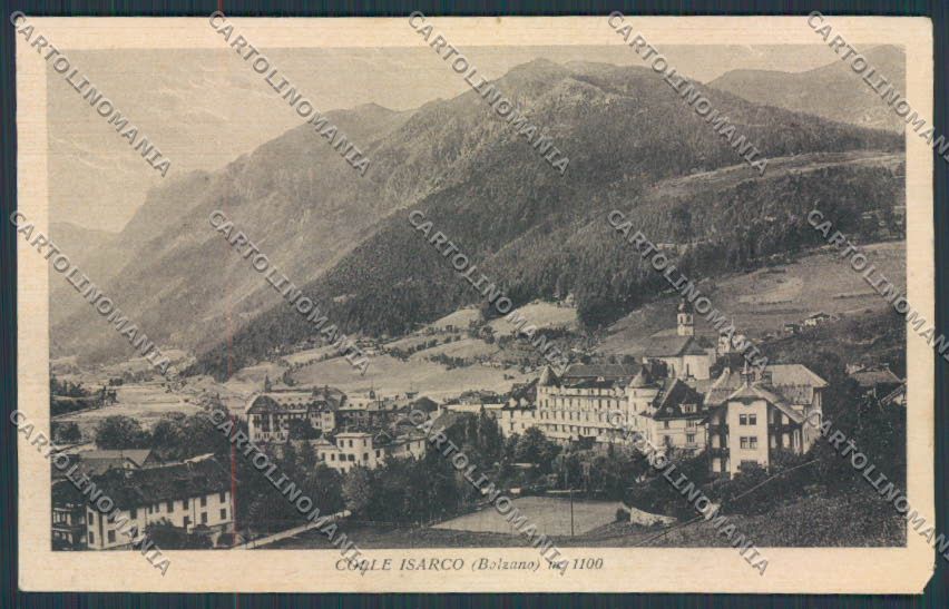 Bolzano Colle Isarco PIEGHINE cartolina BB7675 – fronte