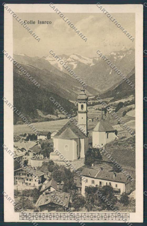 Bolzano Colle Isarco PIEGHINA cartolina BB7676 – fronte