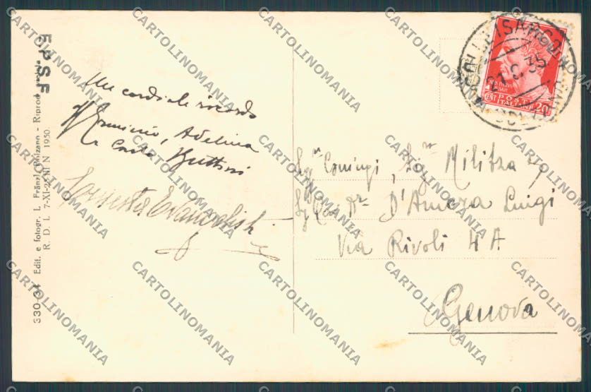 Bolzano Colle Isarco cartolina BB7678 – retro