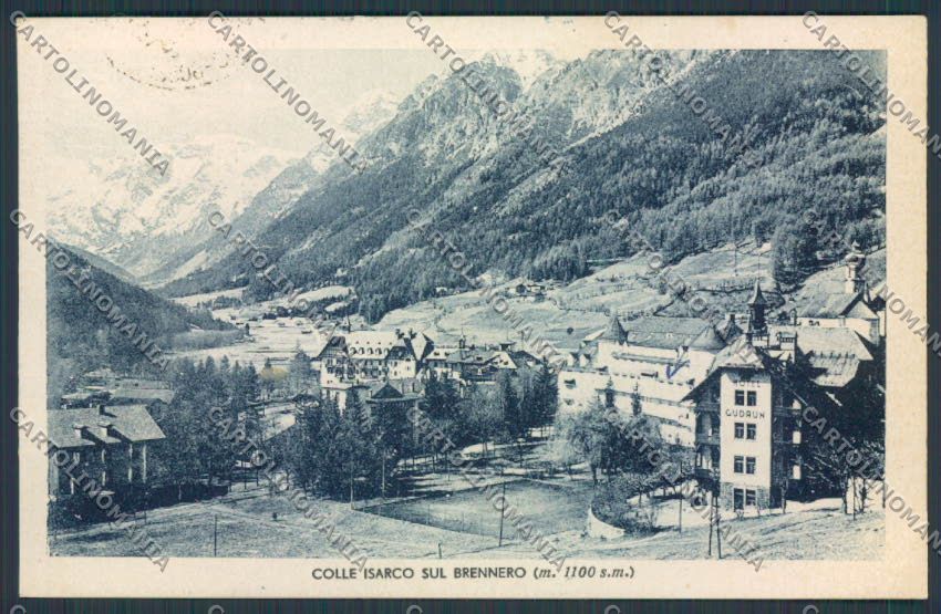 Bolzano Colle Isarco Tennis Hotel Gudrun cartolina BB7683 – fronte