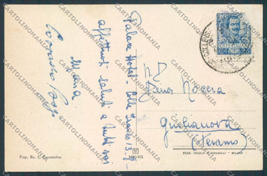 Bolzano Colle Isarco Tennis Hotel Gudrun cartolina BB7683 – retro