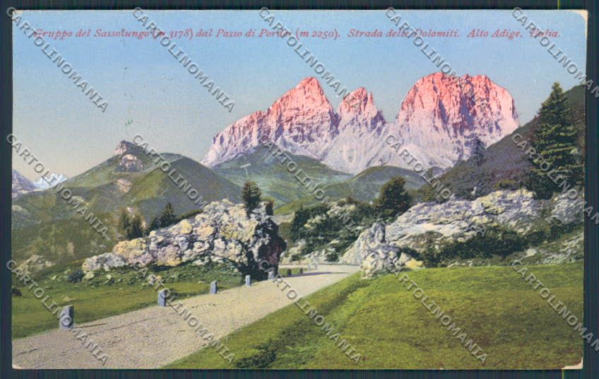 Belluno Pordoi Passo cartolina BB7693 – fronte