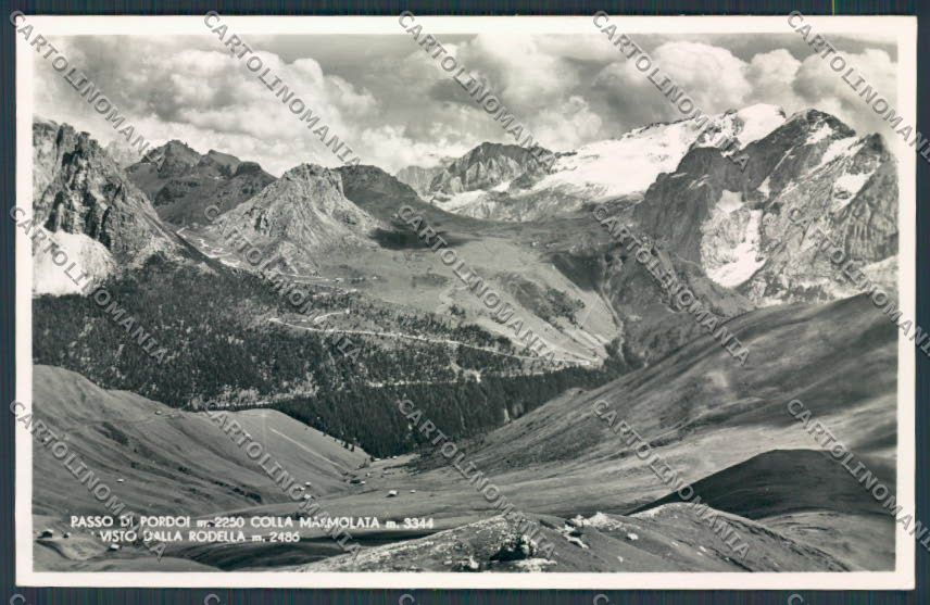 Belluno Pordoi Passo foto cartolina BB7694 – fronte