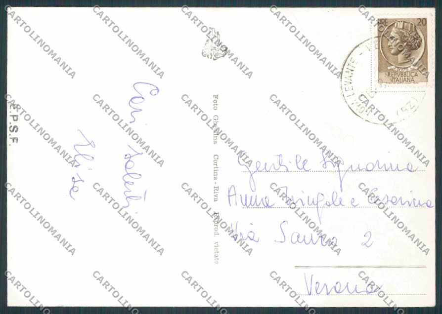 Bolzano Novalevante foto FG cartolina BB7707 – retro