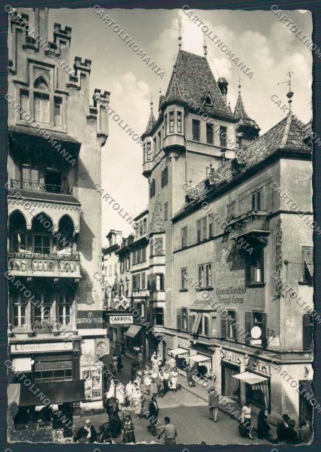 Bolzano Città Piazza Erbe ABRASA FG cartolina BB7714 – fronte