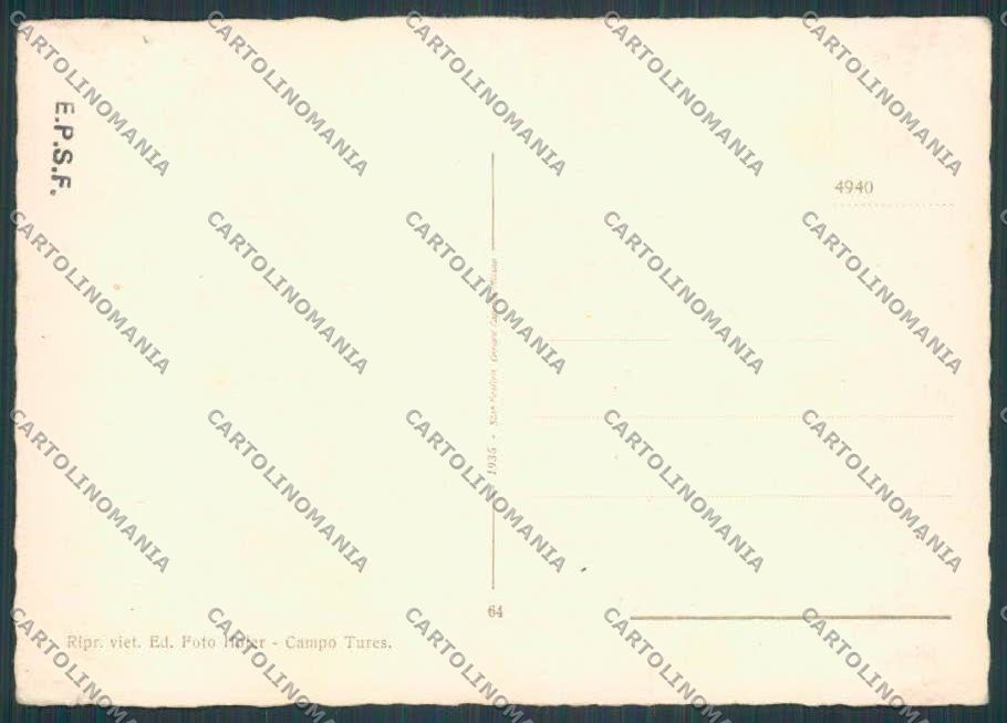 Bolzano Campo Tures Castello FG cartolina BB7729 – retro