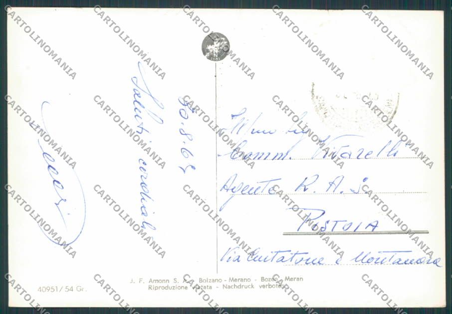 Bolzano Campo Tures Vedutine ABRASA foto FG cartolina BB7734 – retro