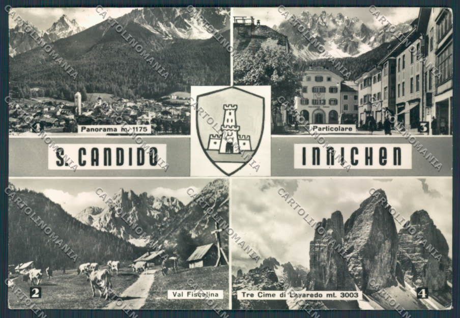Bolzano San Candido Vedutine foto FG cartolina BB7738 – fronte