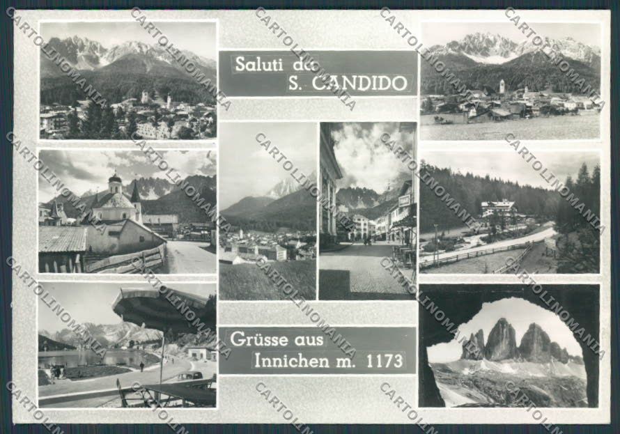 Bolzano San Candido Saluti da Vedutine foto FG cartolina BB7743 – fronte