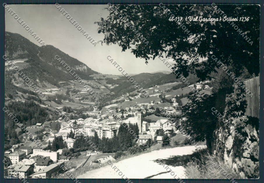 Bolzano Ortisei Val Gardena Panporama foto FG cartolina BB7761 – fronte