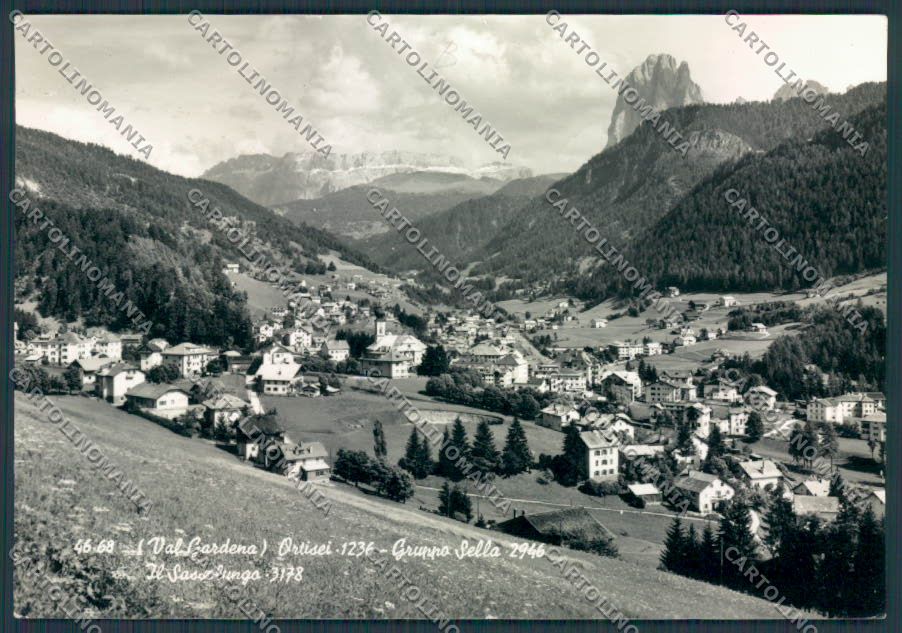 Bolzano Ortisei Val Gardena foto FG cartolina BB7765 – fronte
