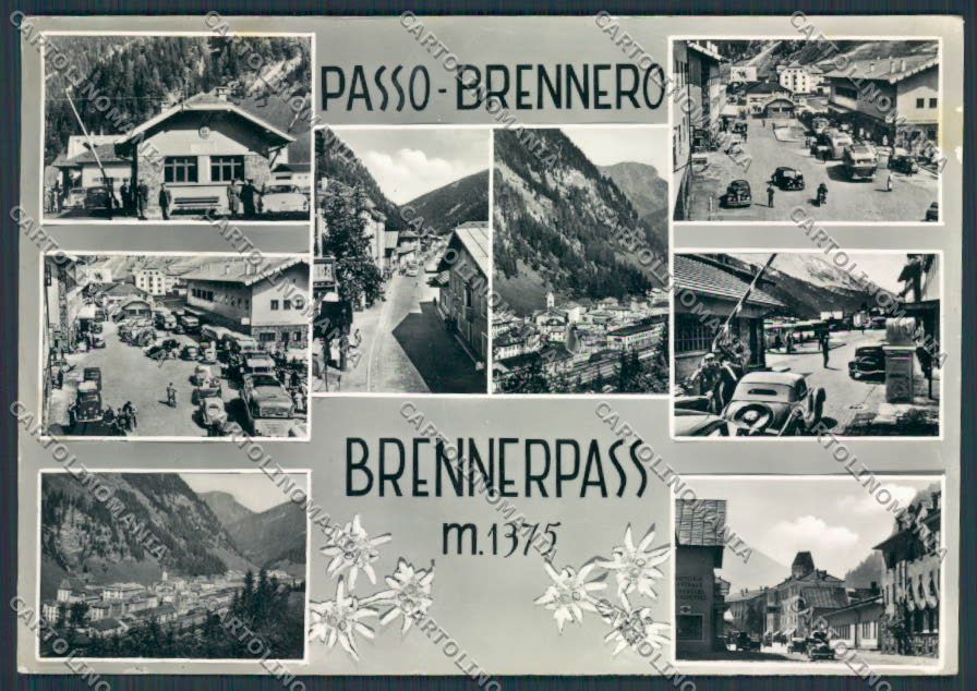 Bolzano Passo Brennero Auto foto FG cartolina BB7779 – fronte