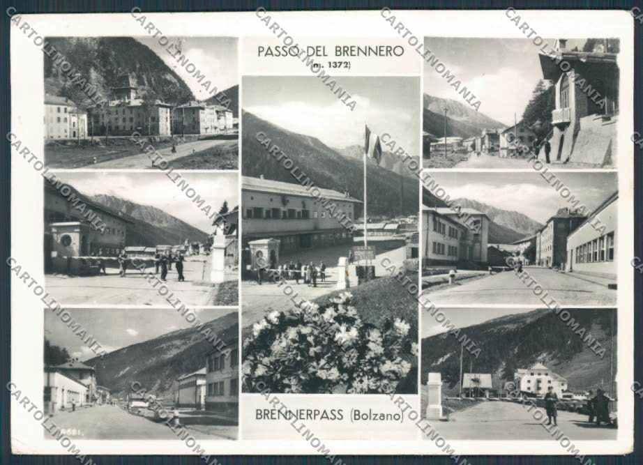 Bolzano Passo Brennero Confine foto FG cartolina BB7780 – fronte
