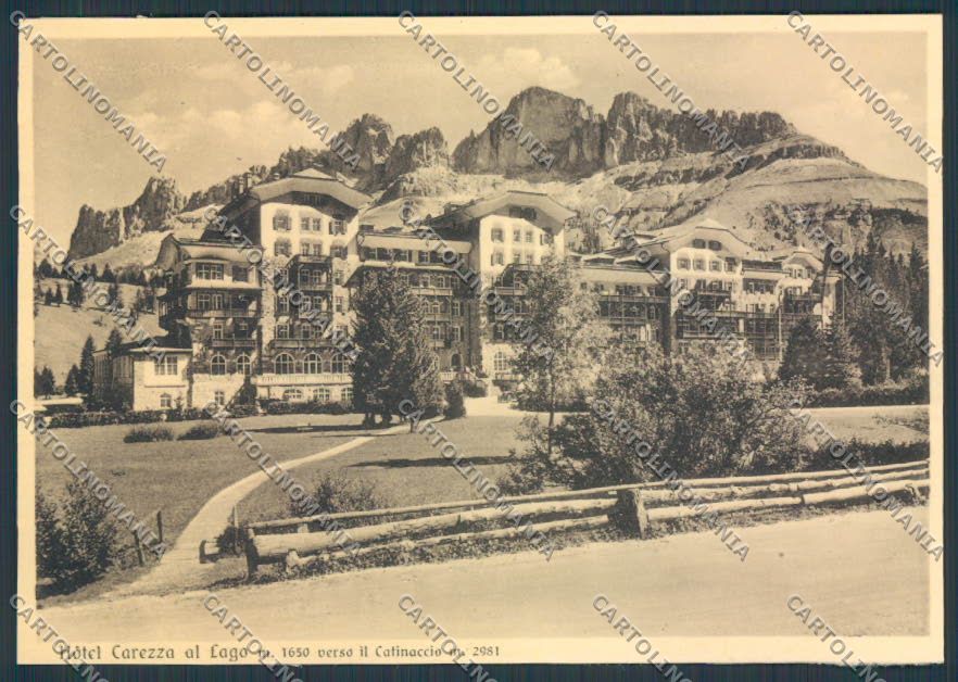 Bolzano Carezza Hotel FG cartolina BB7794 – fronte