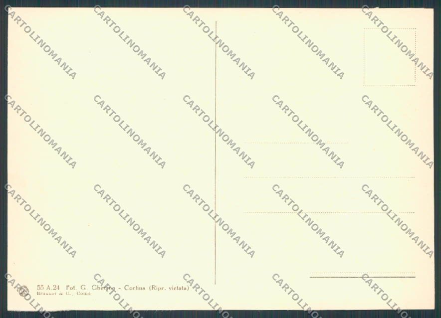 Bolzano Carezza Hotel FG cartolina BB7794 – retro