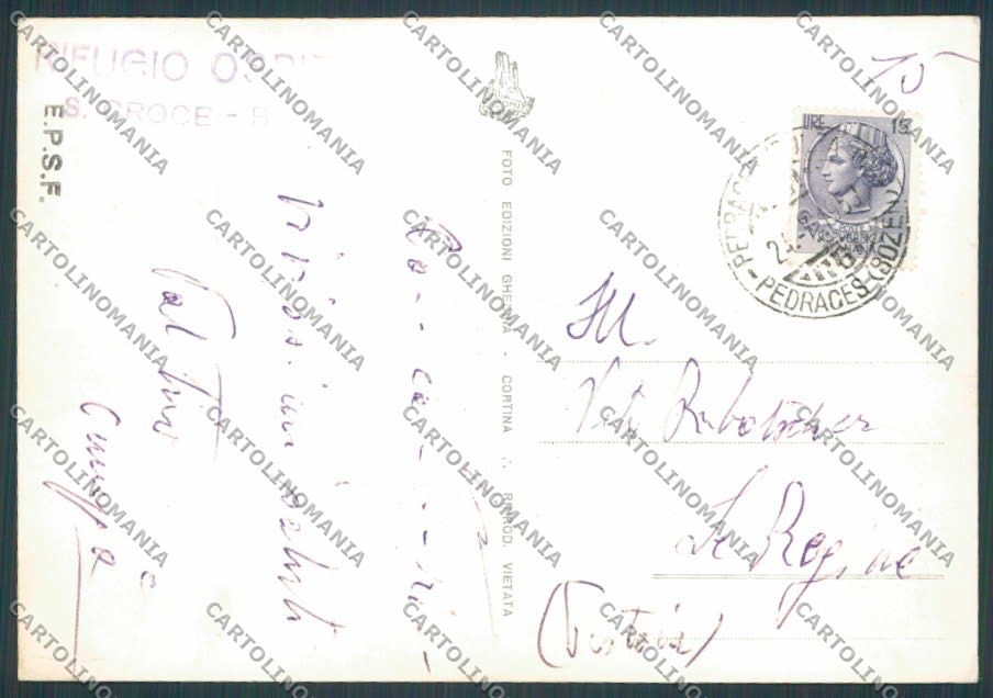 Bolzano Santa Croce foto FG cartolina BB7798 – retro