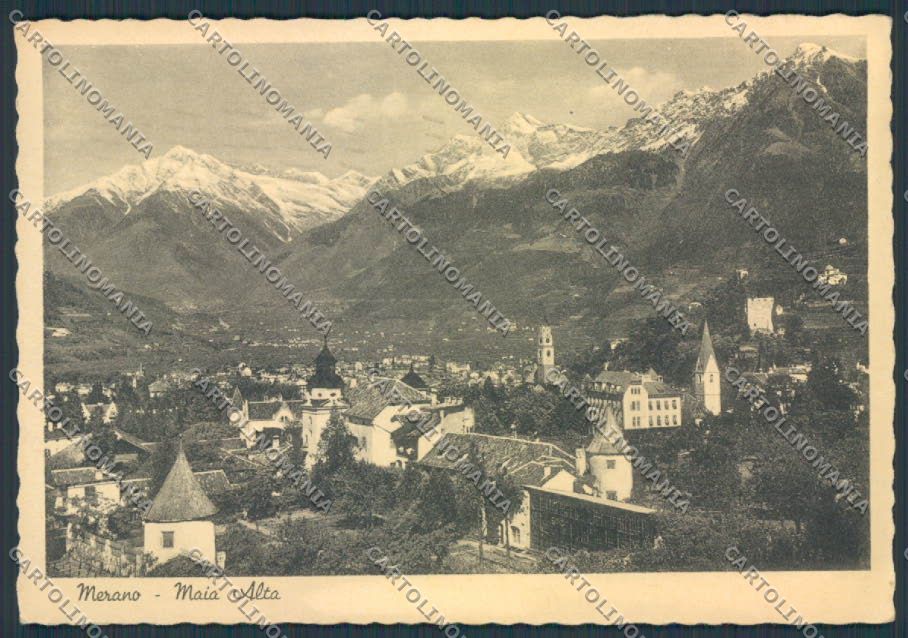 Bolzano Merano Maia Alta FG cartolina BB7819 – fronte