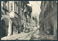 Bolzano Merano Portici Auto PIEGA foto FG cartolina BB7837 – fronte