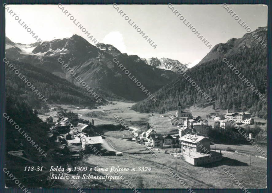 Bolzano Solda Panorama foto FG cartolina BB7869 – fronte