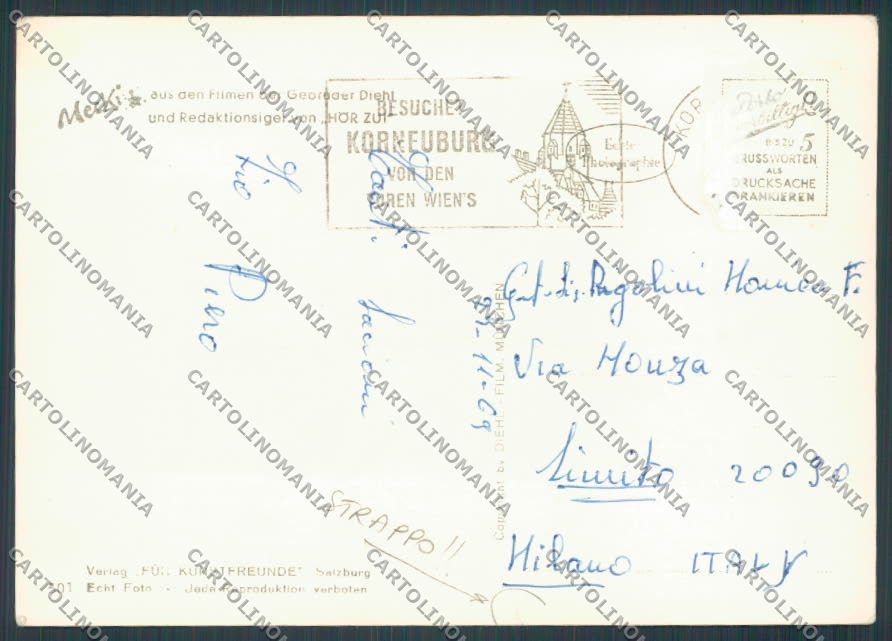 Austria Korneuburg Steinbock STRAPPO foto FG cartolina BB7871 – retro
