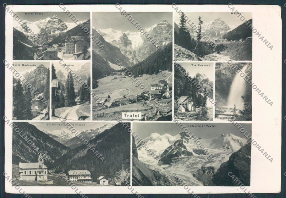 Bolzano Trafoi PIEGA foto FG cartolina BB7873 – fronte