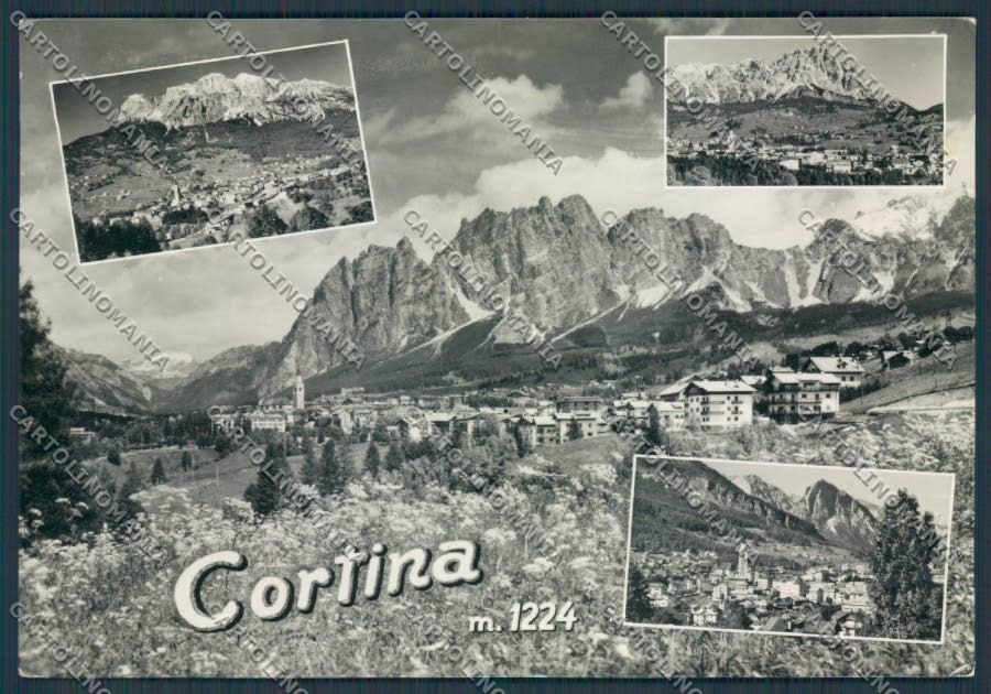 Belluno Cortina MACCHIE foto FG cartolina BB7879 – fronte