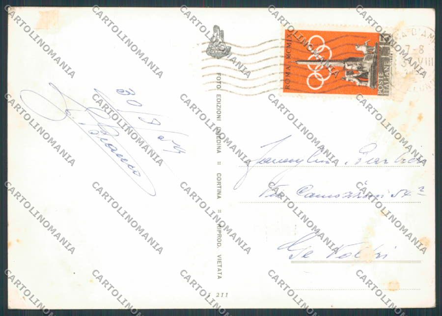 Belluno Cortina MACCHIE foto FG cartolina BB7879 – retro