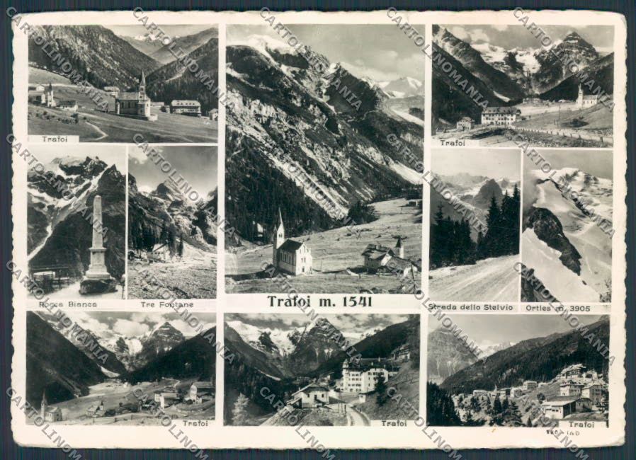 Bolzano Trafoi PIEGHINA foto FG cartolina BB7882 – fronte